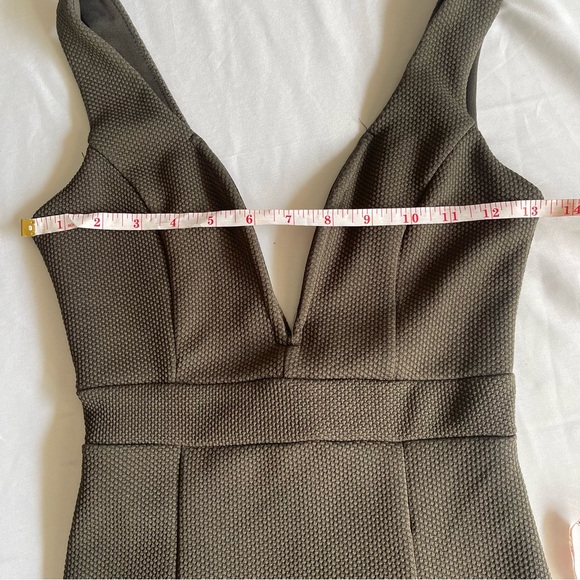 Seductions Dark Green Body-con Dress - Size XS - Picture 4 of 6